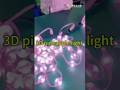 3D pixel led licht 360 ° Full Color Waterdicht 3535 LED kralen 3D Crystal Lamp