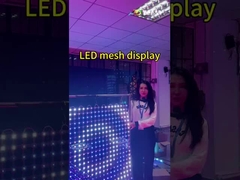T20-1L Transparent Led Mesh Display Outdoor SMD3535 Voor gebouwoppervlak