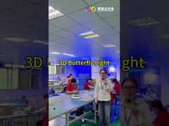 Flexible Butterfly 3D Pixel LED-verlichting volkleur voor decoratie voor festivals