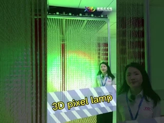 Gepersonaliseerde 3D-bewegingssensor interactieve lichtdoos voor vakantieversiering volkleurig