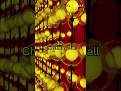Kerstbal 3D Pixel Led 50 Kerstboom Volkleurig Waterdicht